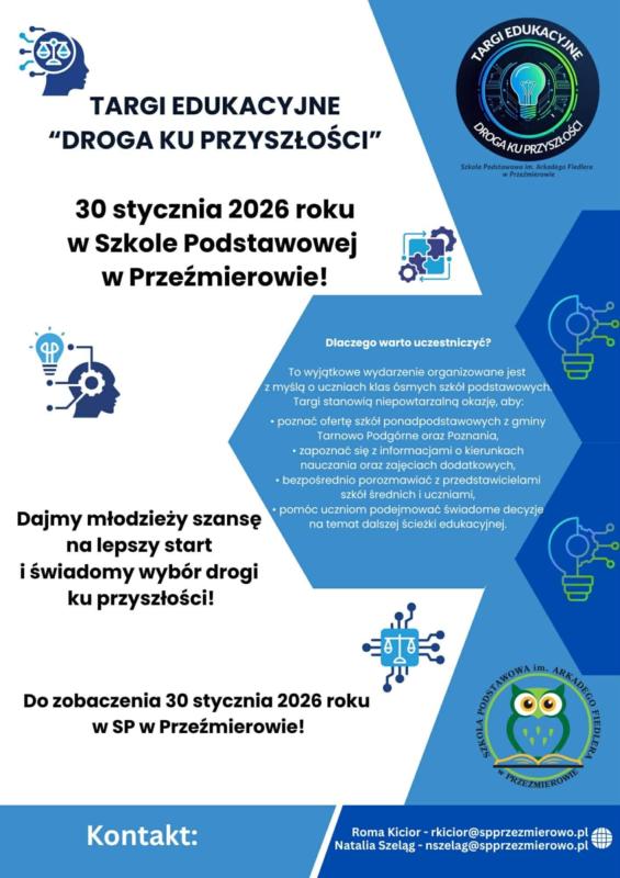 Plakat promujący Targi edukacyjne