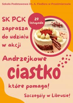 Plakat promujący akcję organizowaną przez SK PCK.