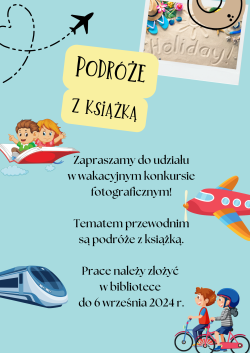 Plakat promujący konkurs