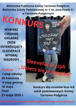 Plakat promujący konkurs