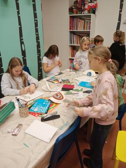 Zajęcia plastyczne w świetlicy